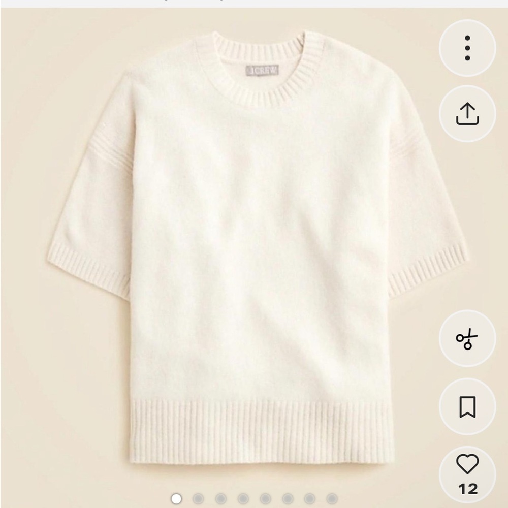 J. Crew Women's Soft Ivory Sweater